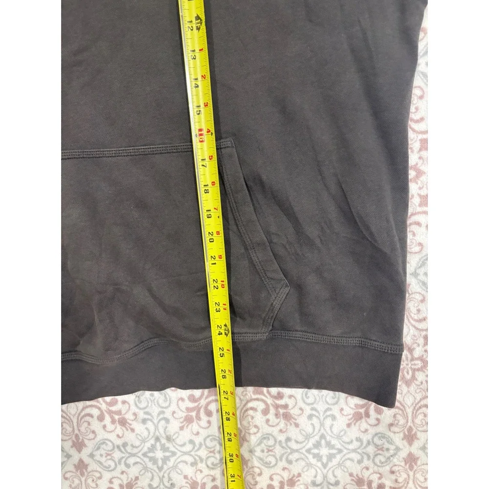 Nike custom Graphic Pullover Hoodie Charcoal Gray XL Mens Sweatshirt